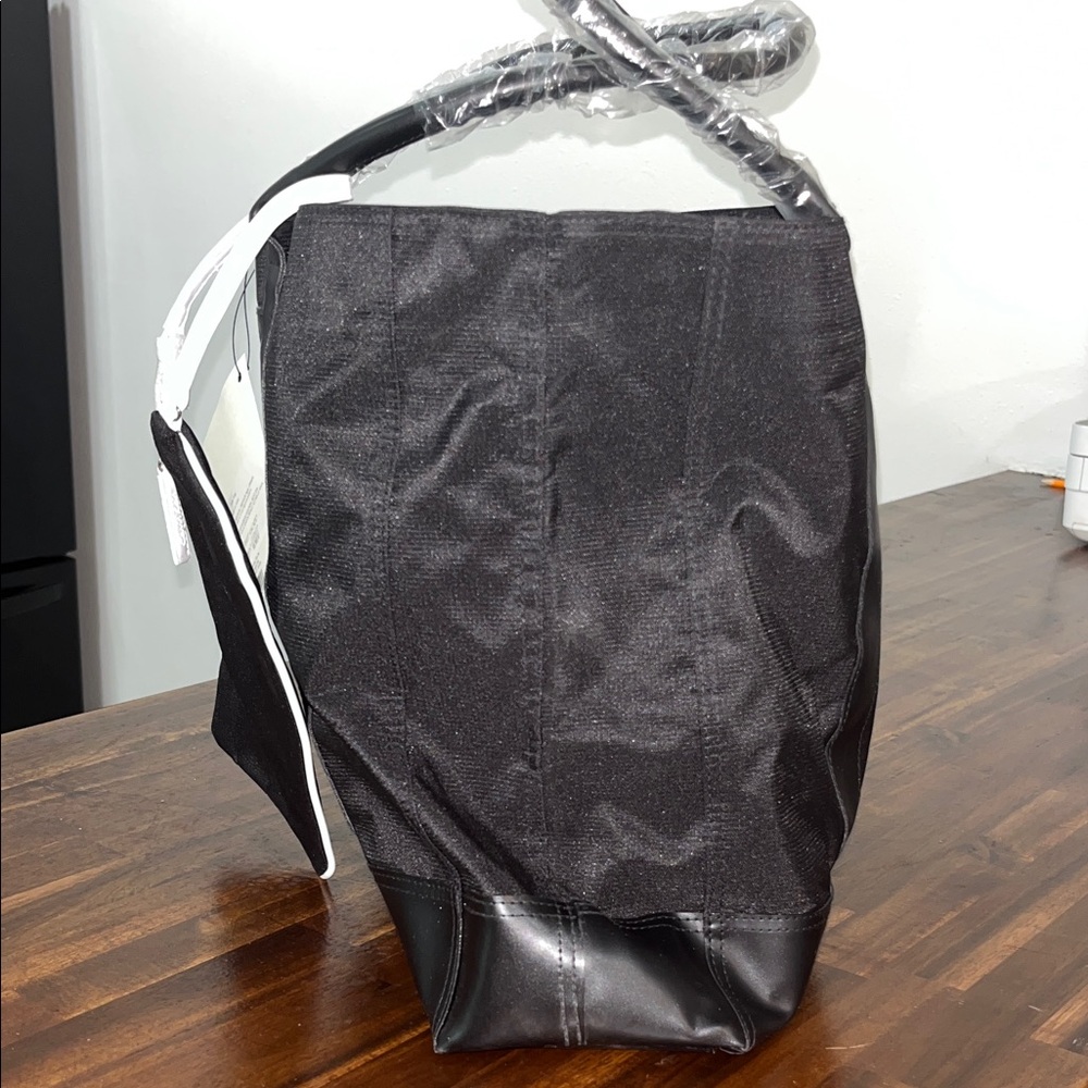 Calvin Klein Black  Tote with Faux Leather Trim - Picture 4 of 9